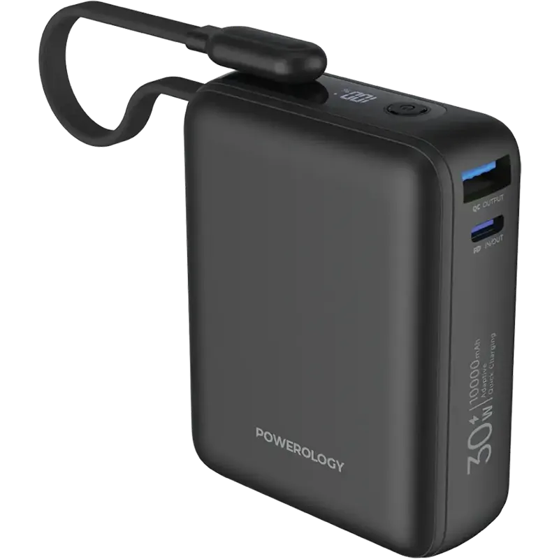 Powerology Montreal POWER BANK 10000mAh Black 1 Mascom International.webp